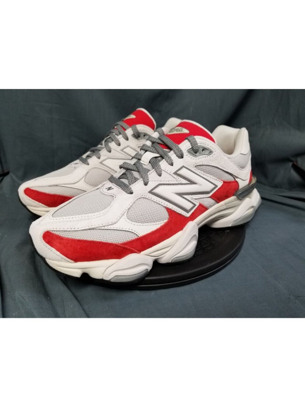 New Balance 9060 Sneakers White Red U9060jbe Men's Size 11.5 New No Box! View 4